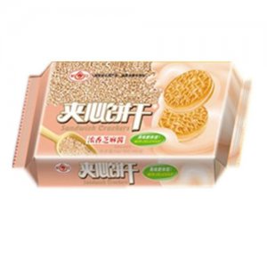 华江夹心饼干芝麻酱160g