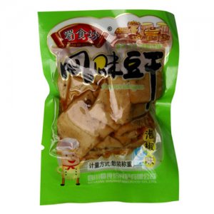蜀食坊风味豆干泡椒味散装