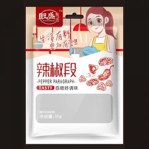 旺盛甄选辣椒段50g