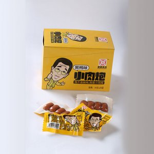 康康4粒黑鸭味小肉炮