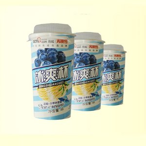 光明雪蓝莓+香蕉雪糕