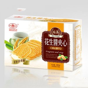 华江花生酱夹心饼干680g