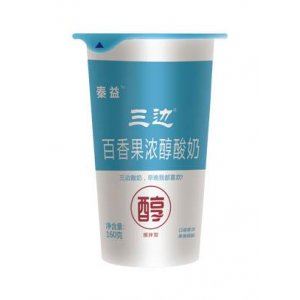 秦益三边百香果浓醇酸奶