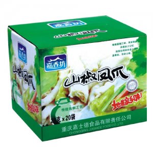 嘉香坊山椒凤爪25克盒装