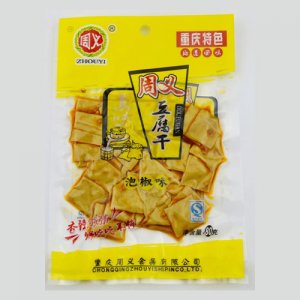 周义豆腐干泡椒味80g
