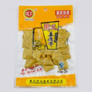 周义豆腐干五香味80g