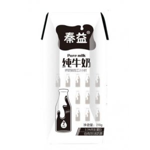 秦益纯牛奶