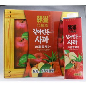 韩巢芦荟苹果汁饮料1L