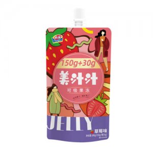 亲亲美汁汁可吸果冻草莓味