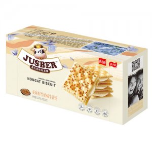 嘉士柏48g亚麻籽牛奶味牛扎饼