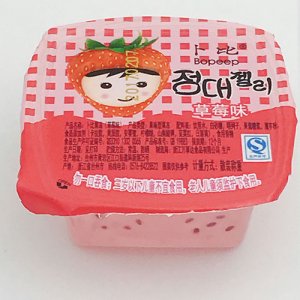 万事达方杯草莓味果冻