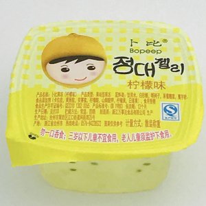 万事达方杯柠檬味果冻