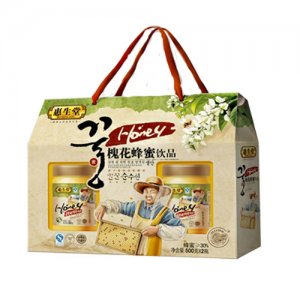 惠生堂槐花蜂蜜饮品礼盒500g×2瓶