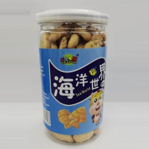 乐比卡通海洋世界饼干