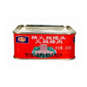 盘典精火腿罐头340克