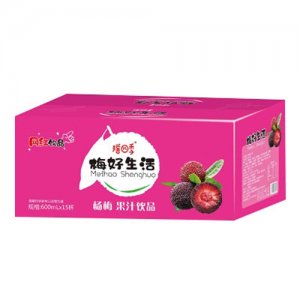 摇四季杨梅果汁饮品600mlX15杯
