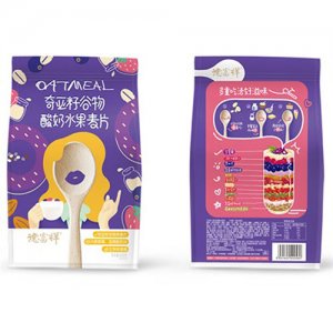 德富祥奇亚籽谷物酸奶水果麦片416g
