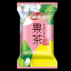 亲亲爆浆果茶软糖柠檬红茶味