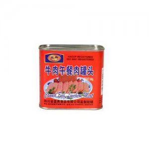盘典牛肉午餐罐头340克