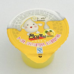 万事达圆杯乳酸菌果冻菠萝味