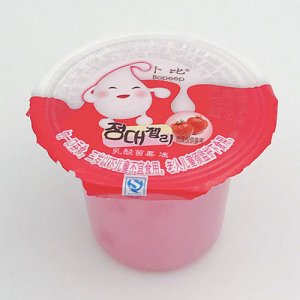 万事达圆杯乳酸菌果冻草莓味