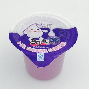 万事达圆杯乳酸菌果冻蓝莓味