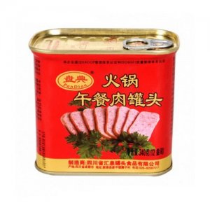 盘典火锅午餐肉罐头340克
