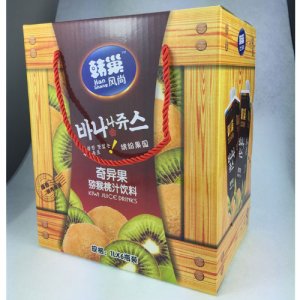 韩巢奇异果猕猴桃汁饮料屋顶盒1L