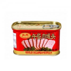 盘典午餐肉罐头198克