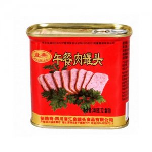 盘典午餐肉罐头340g