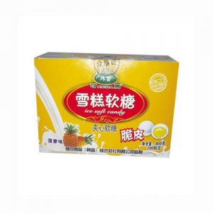 裕泰隆雪糕脆皮夹心软糖800g菠萝味