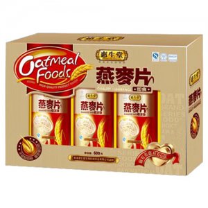 惠生堂即食燕麦片礼盒600g