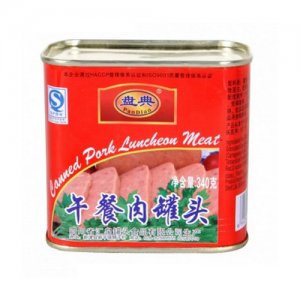 盘典午餐肉罐头340克