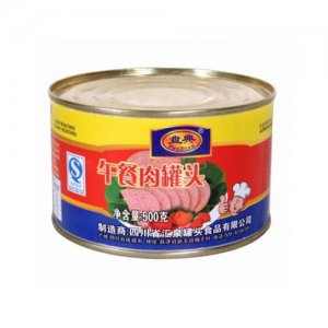 盘典午餐肉罐头500克