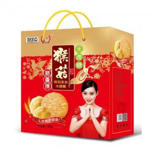迎奉好吃点木糖醇猴菇饼干奶香味