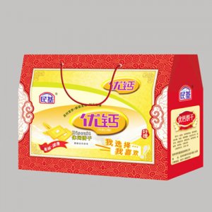 民基优钙牛奶味休闲饼干箱装