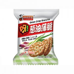 休闲农场葱油薄脆饼干