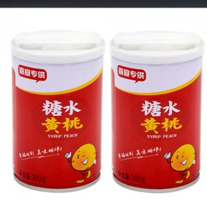 旺多多糖水黄桃300g