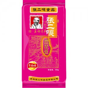张二嘎兰花豆牛肉味120g