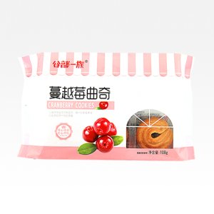 谷部一族曲奇-蔓越莓饼干108g