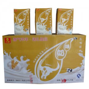 日康牛奶味乳味饮料(麦香)250ml