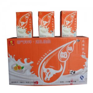 日康牛奶味乳味饮料(香橙)250ml
