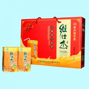 维仕杰沙棘果汁饮料利乐包礼盒