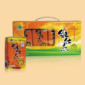 维仕杰沙棘果汁饮料利乐包礼盒250ml