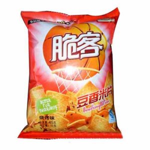 格旺脆客豆香米片烧烤味45g