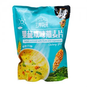 三月花开果蔬咸味燕麦片300g