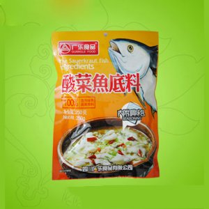 广乐酸菜鱼底料250g