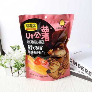 优加优原切番茄味薯条100克