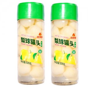 旺多多梨球罐头（冰糖）528g