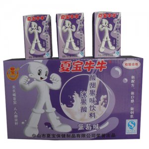夏宝酸甜果味饮料(蓝莓)250ml